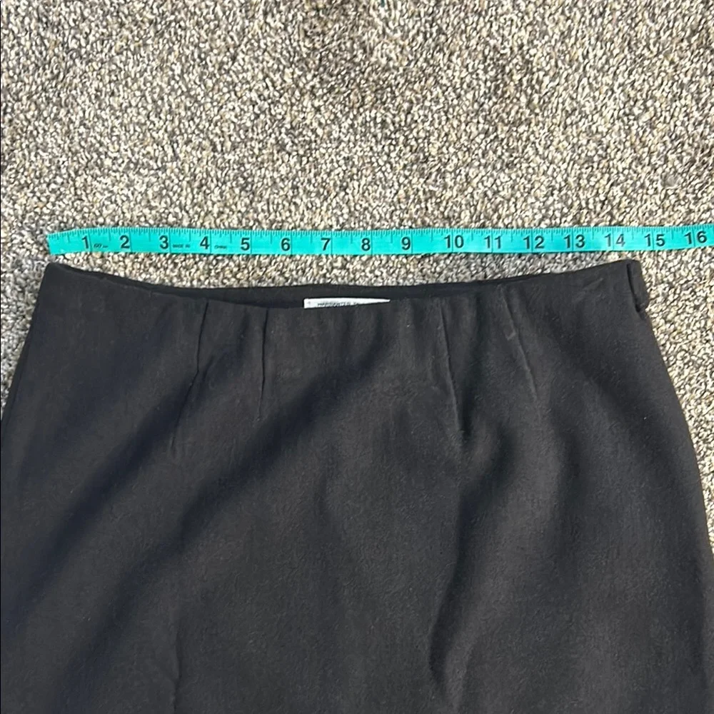 Black Fringe Hem Pencil Skirt - Classic Women's Style